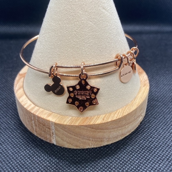 Alex & Ani Disney Parks Mickey Icon ❄️Snowflake❄️Holiday Bangle Bracelet/NWOT - Picture 6 of 7